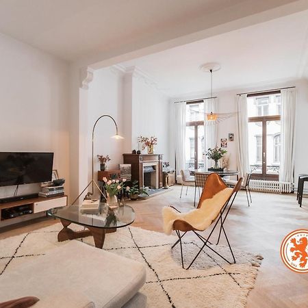 אנטוורפן Traditional Chic, High Ceilings' Apt Aircos And Garage מראה חיצוני תמונה
