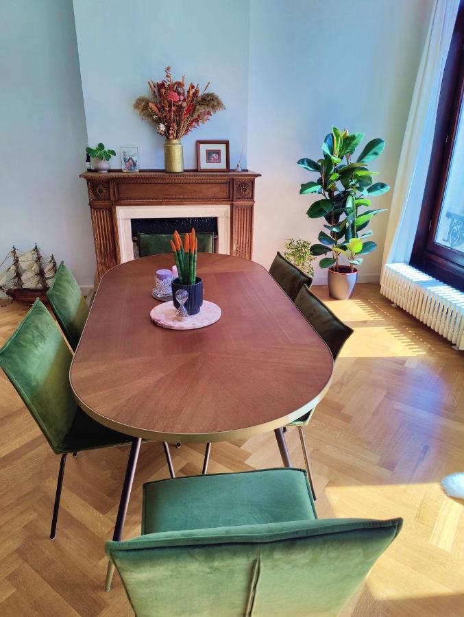 אנטוורפן Traditional Chic, High Ceilings' Apt Aircos And Garage מראה חיצוני תמונה